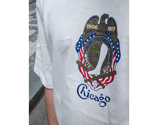 Triko New Era Chicago White Sox Heritage Tee White