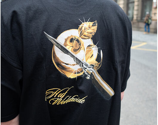 Triko HUF Omerta T-Shirt Black
