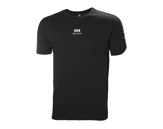 Triko Helly Hansen Yu Twin Logo T-Shirt 990 Black