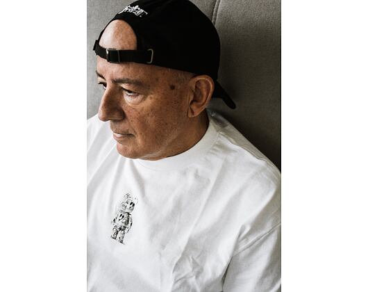 Triko HUF Phil Frost x Bearbrick White