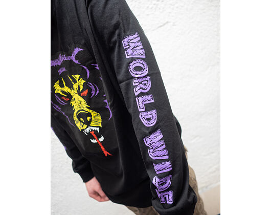 Triko S Dlouhým Rukávem Mishka Da Scribbles Long Sleeve Black
