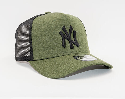 Kšiltovka New Era 9FORTY A-Frame Trucker Shadow Tech New York Yankees Snapback New Olive