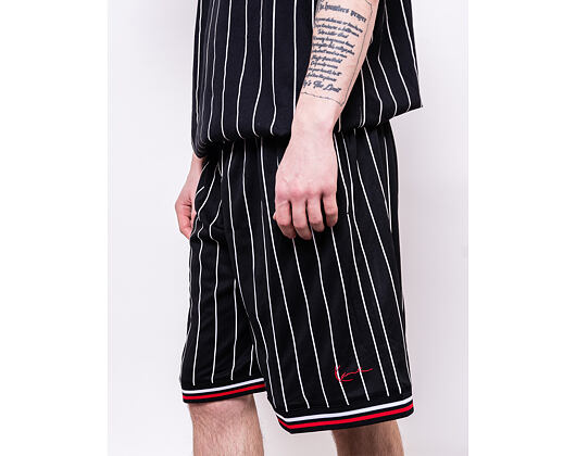 Kraťasy Karl Kani Signature Mesh Shorts 6013995 Black/White/Red