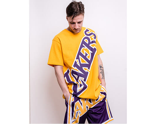 Triko Mitchell & Ness Los Angeles Lakers Big Face