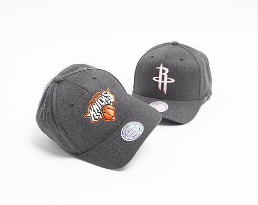 Kšiltovka Mitchell & Ness Houston Rockets 715 Charcoal Heather Team Pop