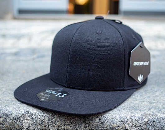 Kšiltovka Upfront Crown 13 Snapback Black