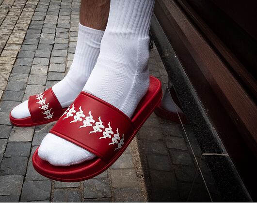 Pantofle Kappa Banda Adam 4 Red/White