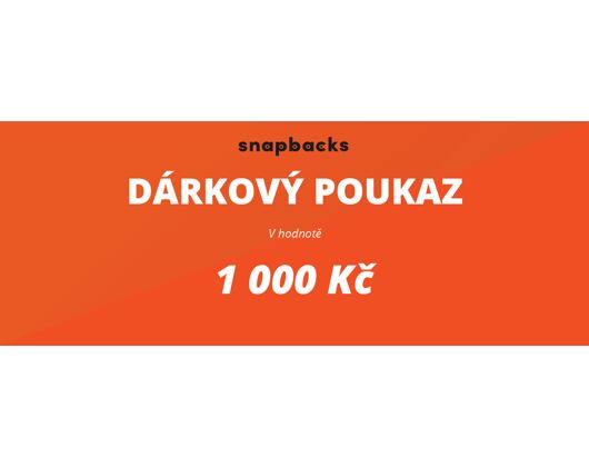Dárkový poukaz na nákup v hodnotě 1000 Kč
