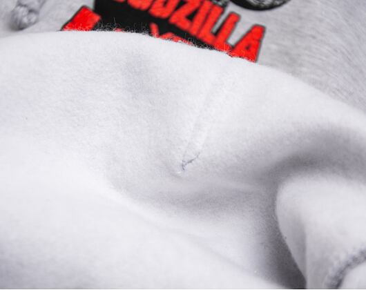 Mikina Huf Vs Godzilla P/O Hoodie Grey Heather