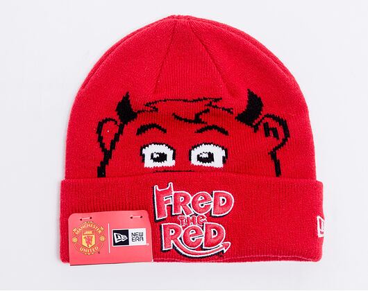 Dětský Kulich New Era Fred The Red Knit Thin Inf Manchester United Scarlet