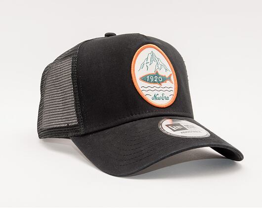 Kšiltovka New Era 9FORTY A-FRAME Trucker Outdoors Black