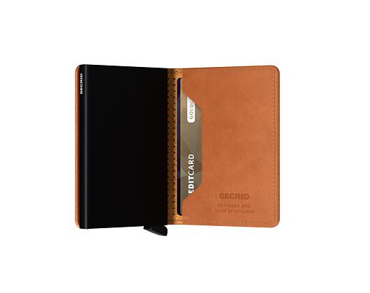 Peněženka Secrid Slimwallet Perforated Cognac