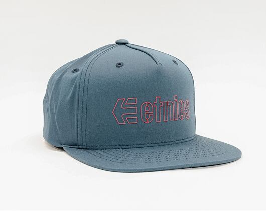 Kšiltovka ETNIES Corporate 5 Snapback Hat 425 NAVY/RED