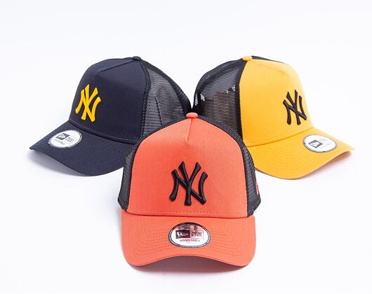 Kšiltovka New Era 9FORTY A-Frame Trucker MLB League Essential New York Yankees Snapback FRN