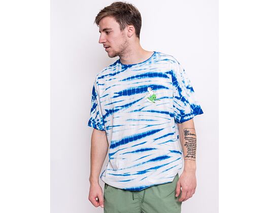 Triko RIP N DIP Hang 10 Tee Blue & White Stripe Dye