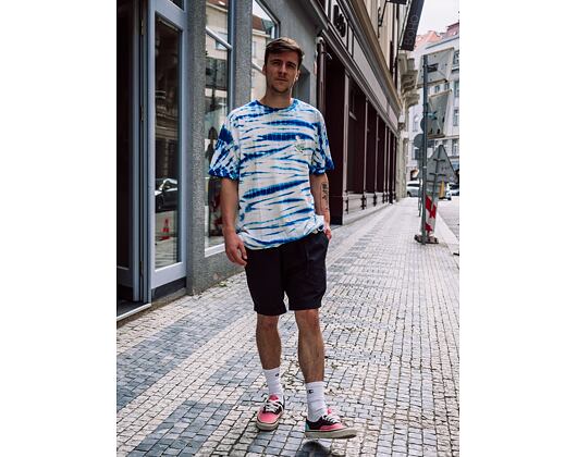 Triko RIP N DIP Hang 10 Tee Blue & White Stripe Dye