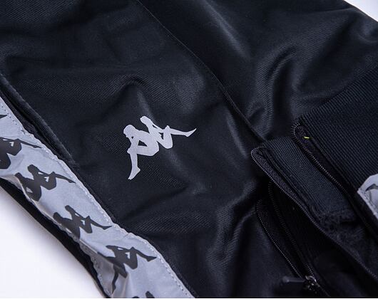 Tepláky Kappa 222 Banda Rastoria Connor 304UTN0 900 Reflective Black
