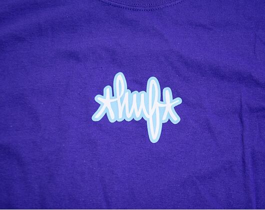 Triko HUF Landmark Logo Purple