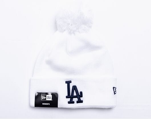 Dámský kulich New Era Bobble Knit Los Angeles Dodgers Optic White