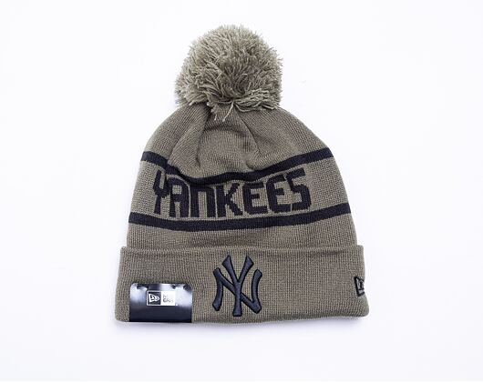Kulich New Era Team Jake Bobble Cuff Knit New York Yankees New Olive / Black
