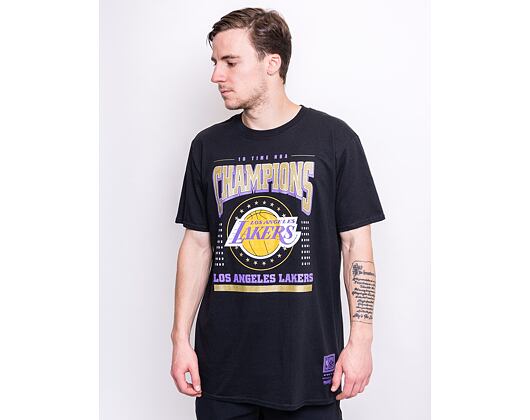 Triko Mitchell & Ness Los Angeles Lakers Champions Tee Black