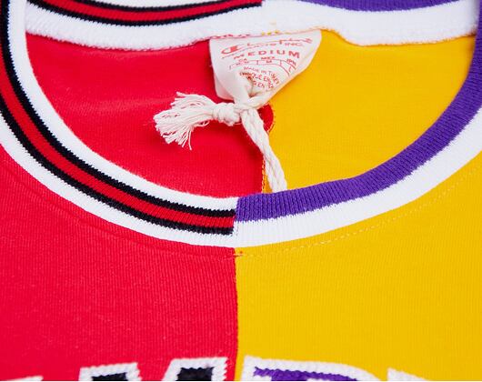 Triko Champion Crewneck T-Shirt Black/Red/Purple/Yellow 214515