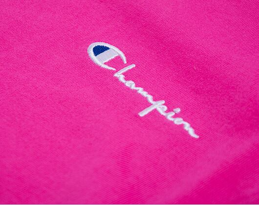 Triko Champion Crewneck T-Shirt Flame Pink 214279 PS025