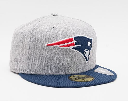 Kšiltovka New Era 59FIFTY NFL Heather Essential New England Patriots Fitted Heather Gray