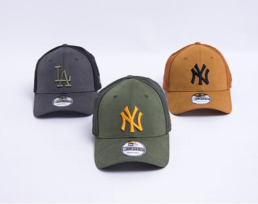 Kšiltovka New Era 9FORTY Multi Pop Panel New York Yankees Strapback New Olive / MLF
