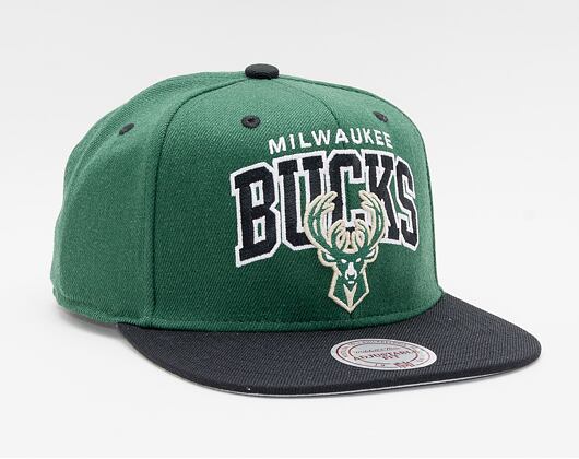 Kšiltovka Mitchell & Ness Team Arch Snapback Milwaukee Bucks