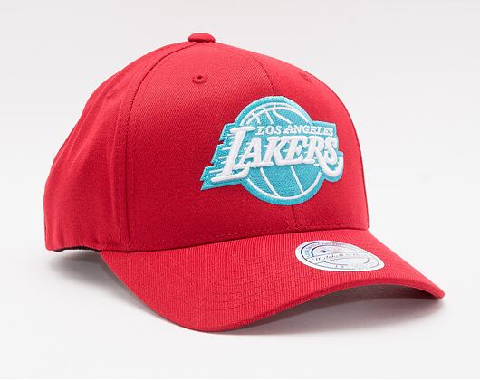 Kšiltovka Mitchell & Ness Red/Teal Snapback Los Angeles Lakers