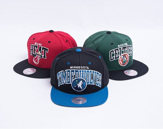 Kšiltovka Mitchell & Ness Team Arch Snapback Minnesota Timberwolves