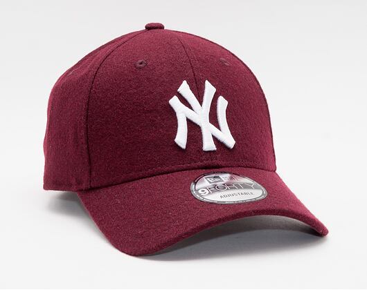 Kšiltovka New Era 9FORTY Winterized The League New York Yankees Strapback Maroon