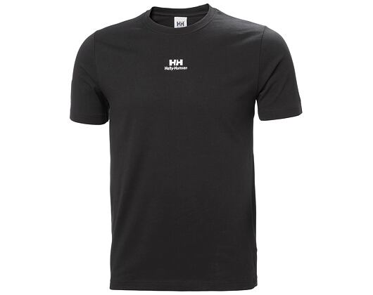 Triko Helly Hansen YU Twin Logo T-Shirt 991 Black