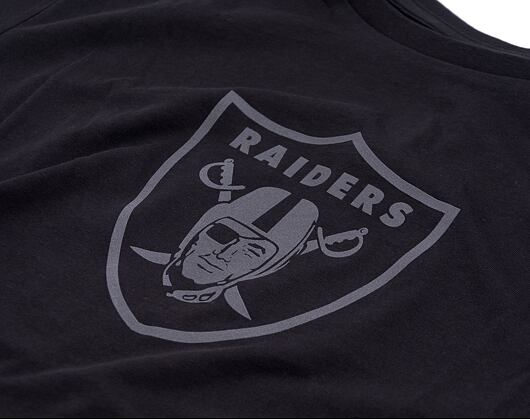 Triko New Era NFL Reflective Print Tee Las Vegas Raiders Black