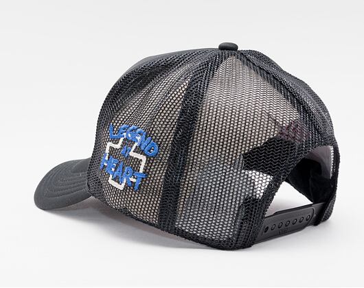 Kšiltovka Pink Dolphin Legend At Heart Trucker Black