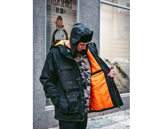 Bunda Karl Kani Signature Padded Utility Jacket Black 6074739