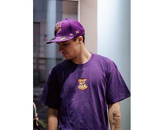 Triko HUF Bad Apple T-Shirt Purple