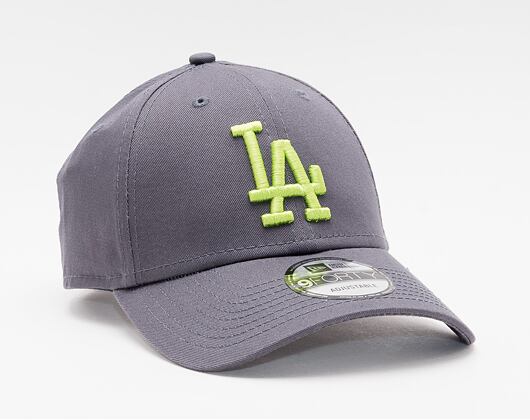 Kšiltovka New Era 9FORTY MLB League Essential Los Angeles Dodgers Strapback Graphite