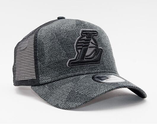 Kšiltovka New Era 9FORTY A-Frame Trucker NBA Engineered Fit Los Angeles Lakers Snapback Black