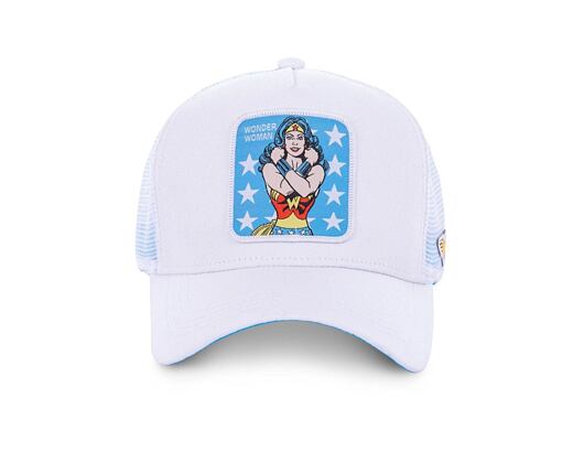 Kšiltovka Capslab Wonder Woman 1 Trucker White