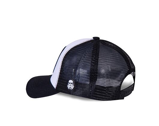 Kšiltovka Capslab Stormtrooper Trucker Black / White