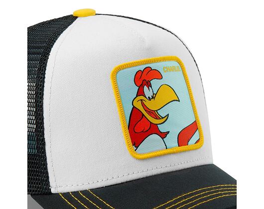 Kšiltovka Capslab Charlie Trucker White / Black - CHA