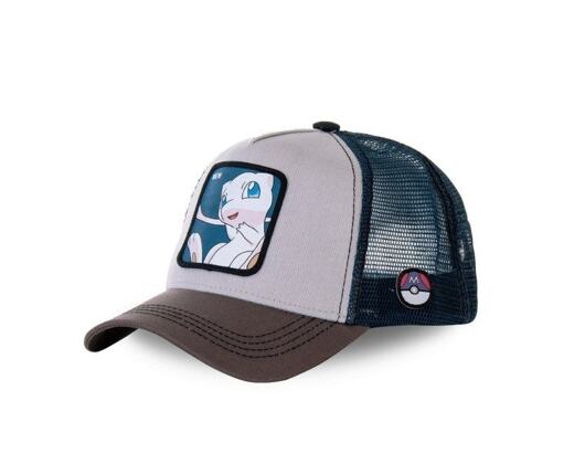 Kšiltovka Capslab Mew 1 Trucker Grey / Blue