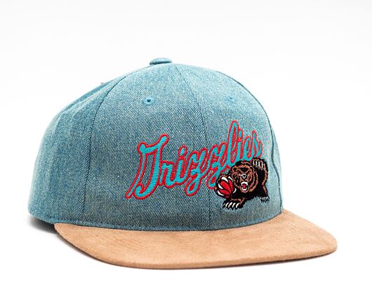 Kšiltovka Mitchell & Ness INTL853 Vancouver Grizzlies Denim Script Deadstock Snapback