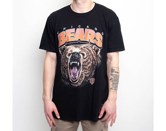 Triko Mitchell & Ness Chicago Bears NFL Animal Tee Black