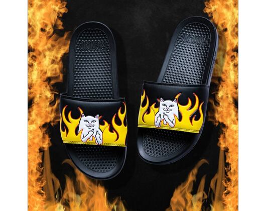 Pantofle RIP N DIP Welcome To Heck Slides RND4288 Black