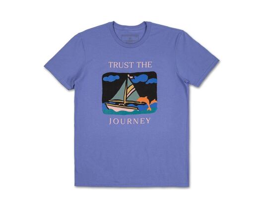 Triko Pink Dolphin Trust The Journey Tee OH12011TJPR Purple