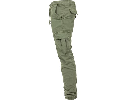 Kalhoty Urban Classic TB1268 Cargo Jogging Pants Olive