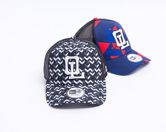 Kšiltovka New Era 9FORTY A-Frame Trucker monochrome pattern OLYLYO Snapback XPT / Optic White